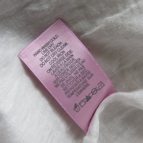 Calypso St. Barth Sleeveless Gauzy Cotton Sequin Dress Lined SIZE LARGE - Picture 10 of 10